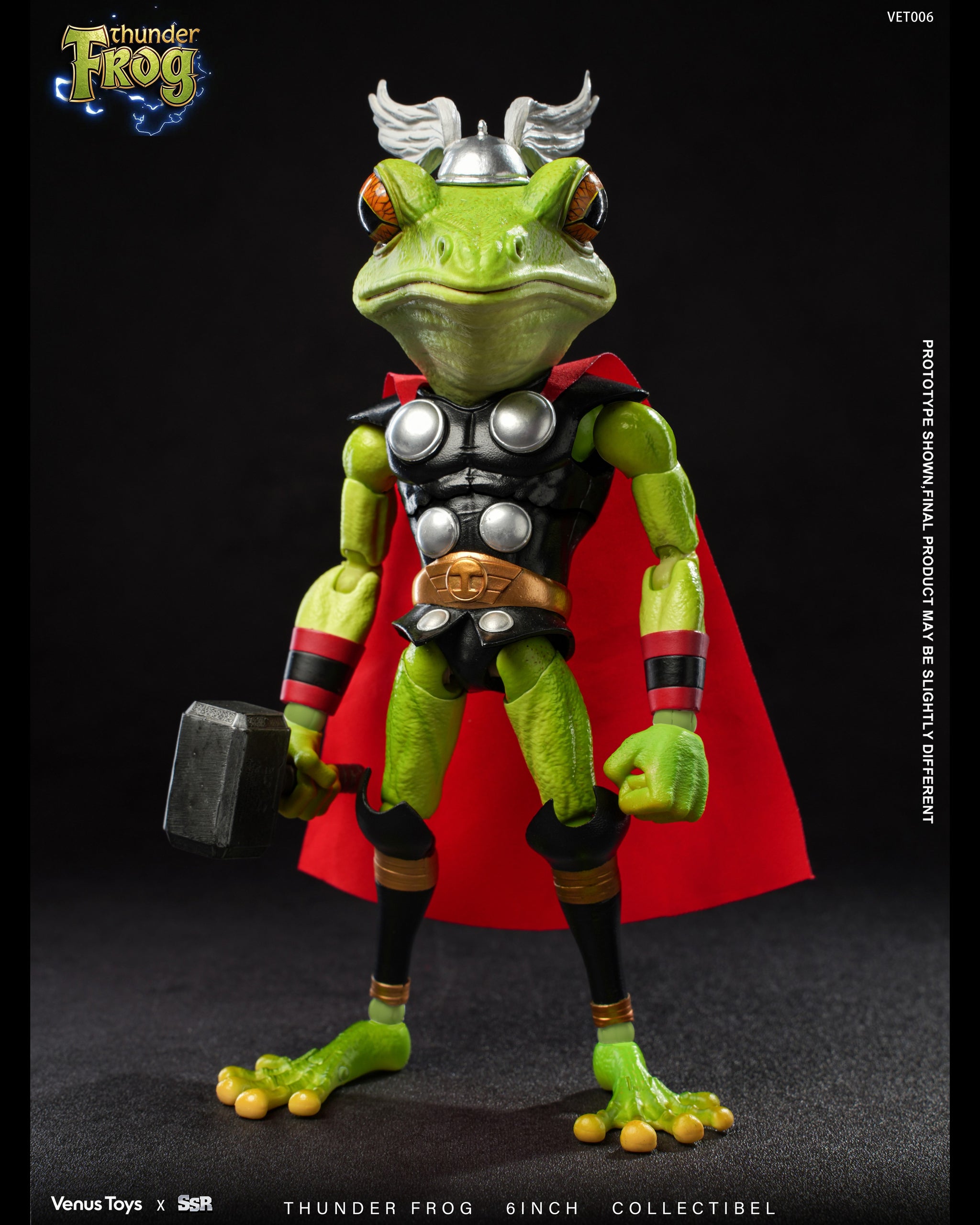 Preorder) Venus x SSR 6in thunder frog action figure VET006 – 5ktoys