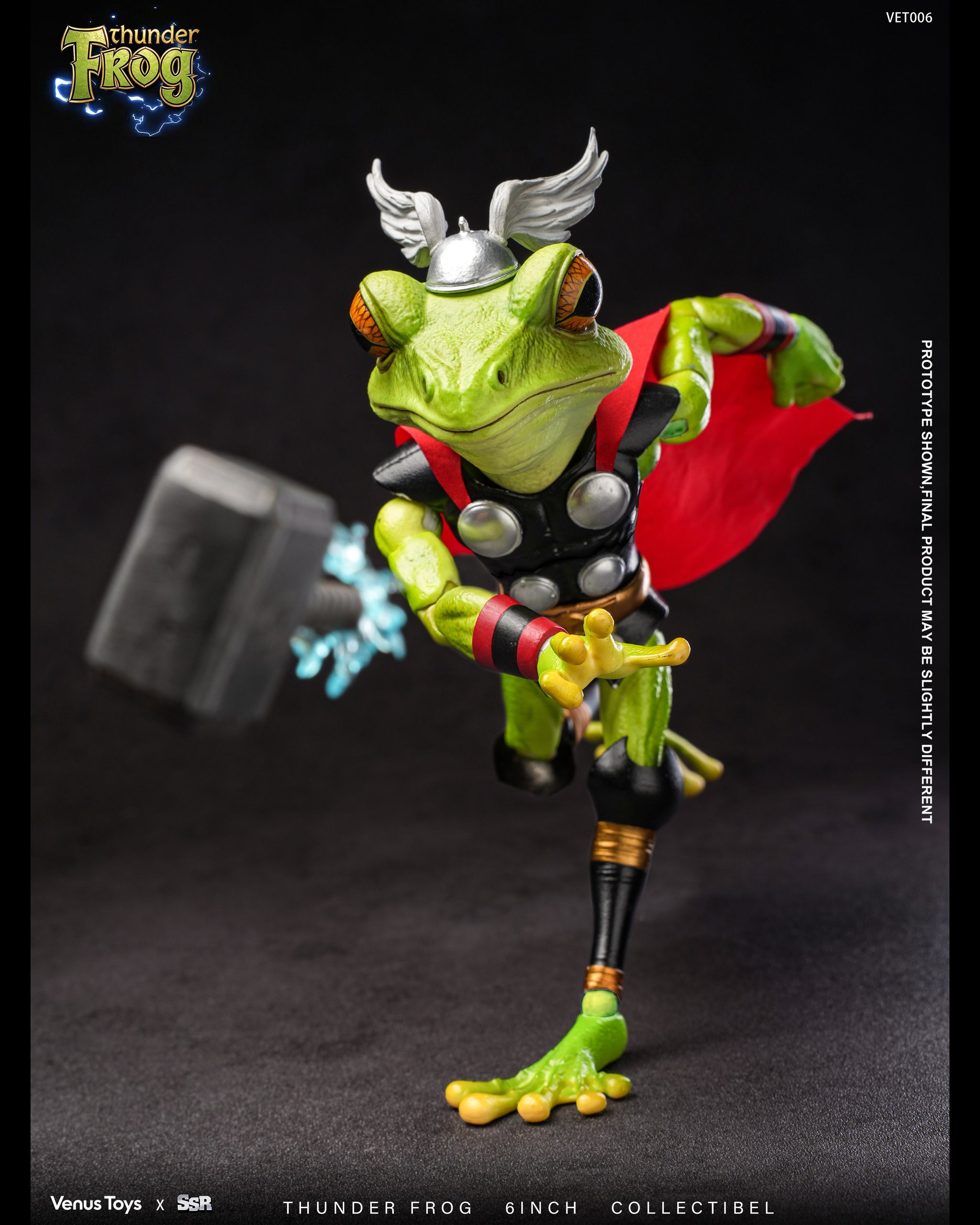frog lancer 　custom order Preorder) Venus x SSR 6in thunder frog action figure VET006 – 5ktoys