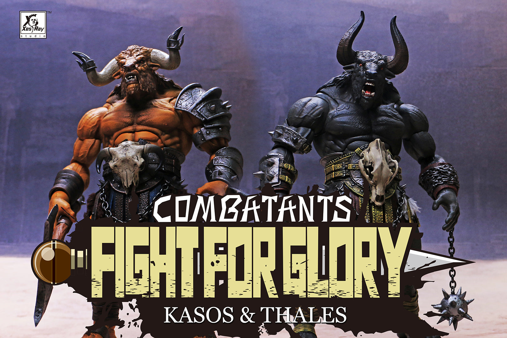 (Preorder) Xesray Studio Fight for glory wave 4 Brothers of slaughterhouse  014 Kasos 015 Thales 9 inches action figure